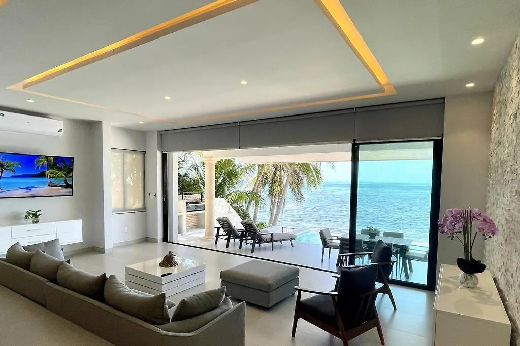 6Br Modern Oceanfront Villa With Infinity Pool By Solmar Rentals Cancun Holiday home