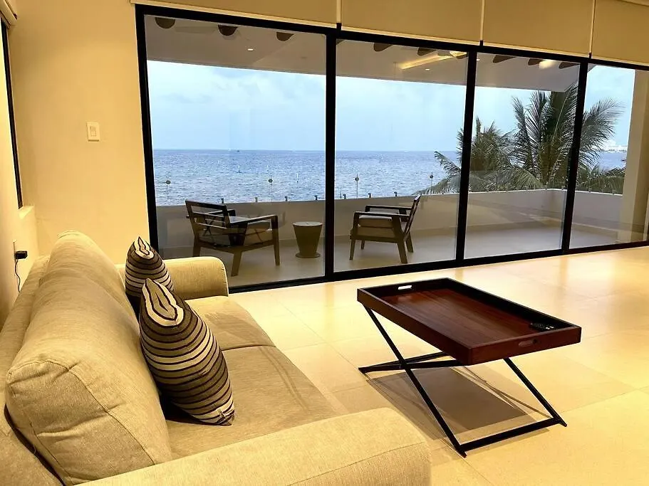 6Br Modern Oceanfront Villa With Infinity Pool By Solmar Rentals Cancun Holiday home