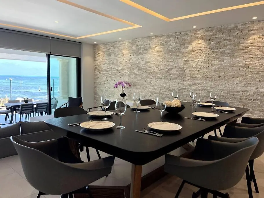Holiday home 6Br Modern Oceanfront Villa With Infinity Pool By Solmar Rentals Cancun Mexico